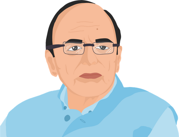Free Arun Jeitley  일러스트레이션