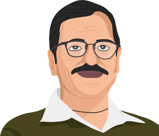 Free Arvind Kejriwal  Illustration