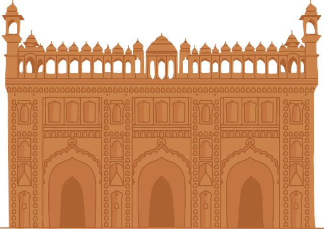 Free Bada Imambara  Illustration