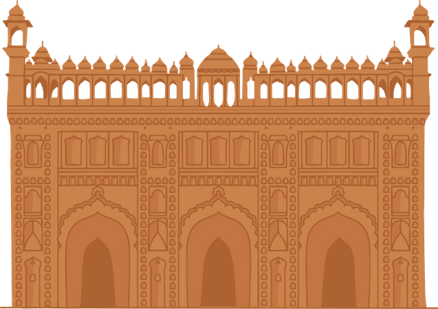 Free Bada Imambara  Illustration