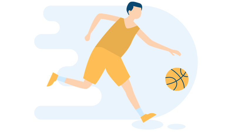 Free Basketball  Illustration