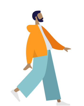 Free Beard man Illustration