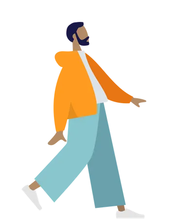 Free Beard man Illustration
