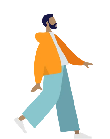 Free Beard man  Illustration