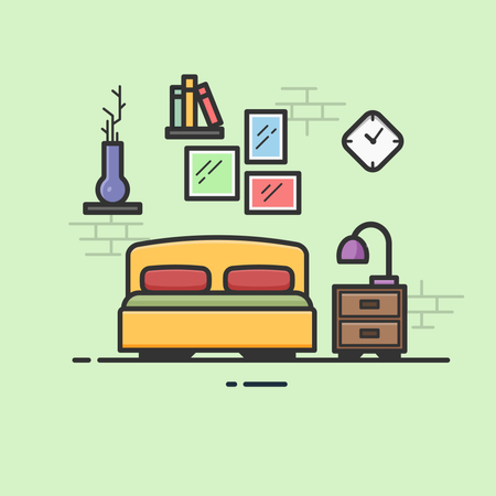 Free Bedroom  Illustration