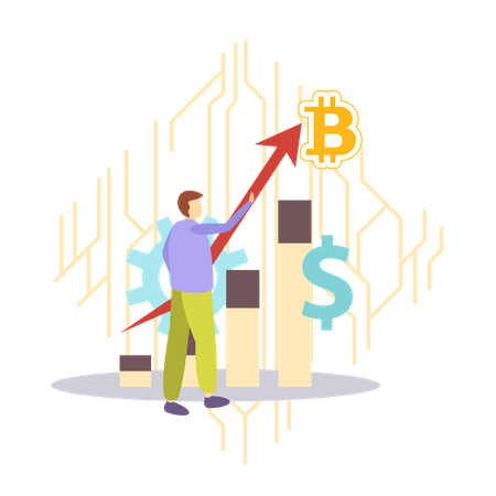 Free Beneficio de inversión bitcoin  Ilustración