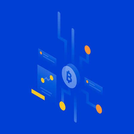 Free Bitcoin trading  Illustration