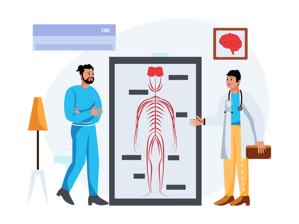 Free Body checkup  イラスト