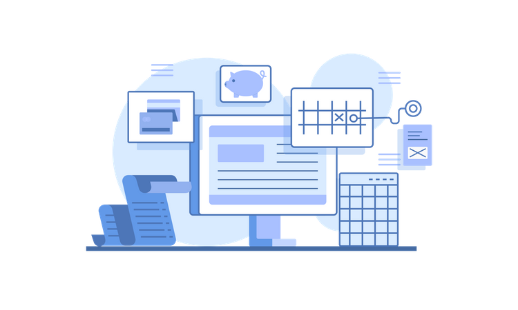 Free Budgeting  Illustration