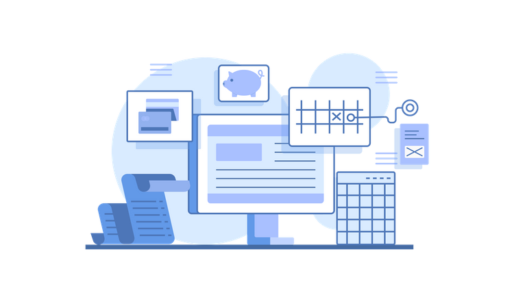 Free Budgeting  Illustration