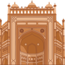capital of mughal empire illustration svg