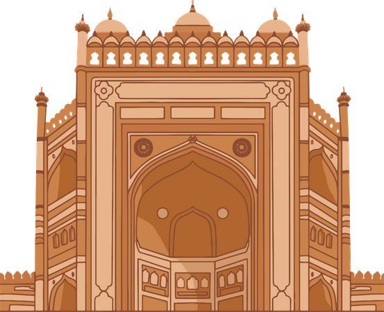 Free Buland Darwaza  Illustration