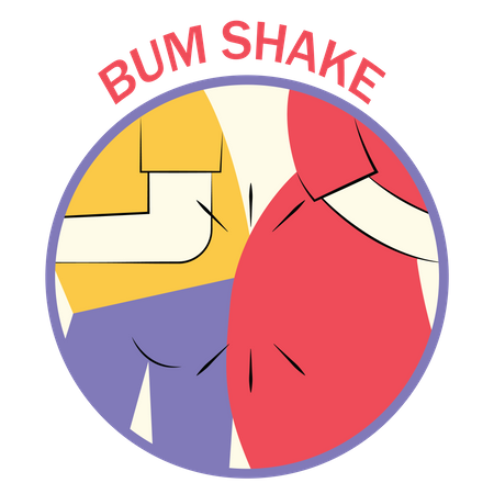 Free Bum shake  イラスト