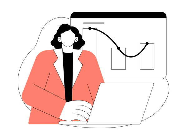 Free Business Data analysis  Illustration