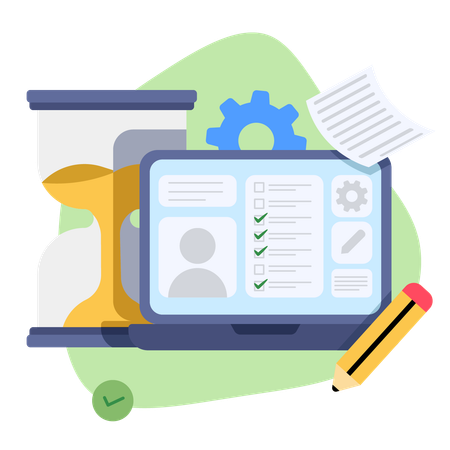 Free Business deadline  Illustration