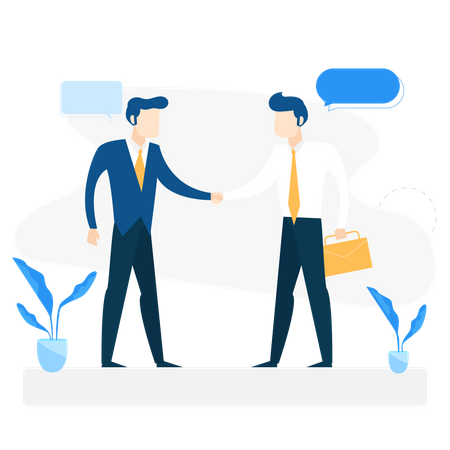 Free Business deal  Illustration