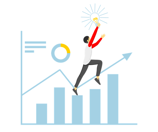 Free Business growth  Illustration