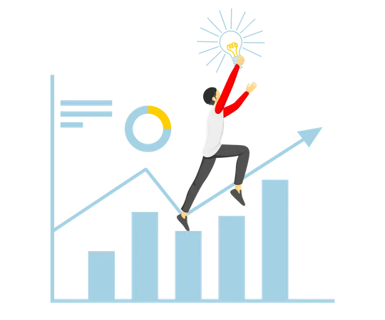 Free Business growth  Illustration