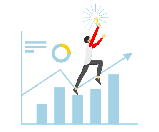 Free Business growth  Illustration
