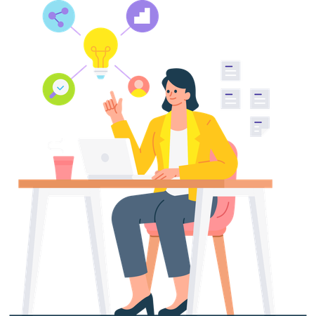 Free Business idea  Illustration