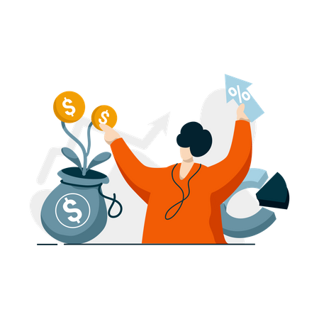 Free Business investment  Illustration