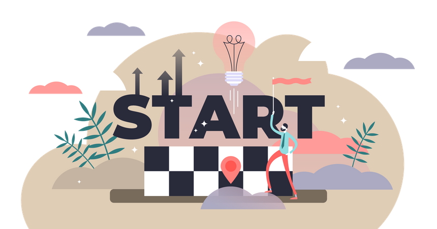 Free Business Startup  Illustration