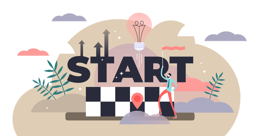 Free Business Startup  Illustration