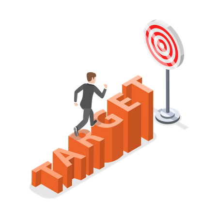 Free Business target  Illustration