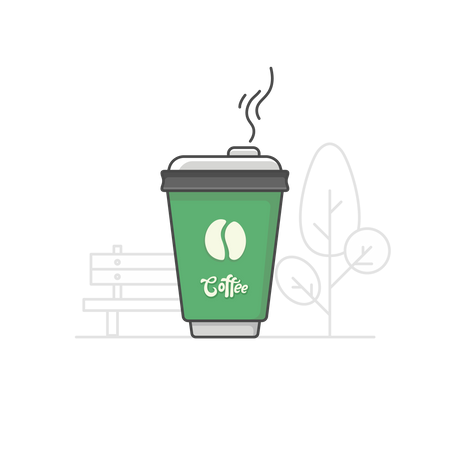 Free Café para viagem  Ilustração