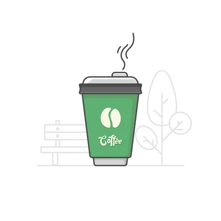Free Café para viagem  Ilustração