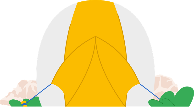 Free Camping tent  Illustration