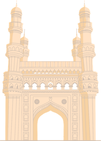 Free Charminar  Illustration