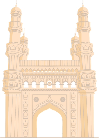 Free Charminar  Illustration