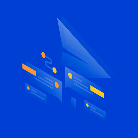 Free Chatting  Illustration