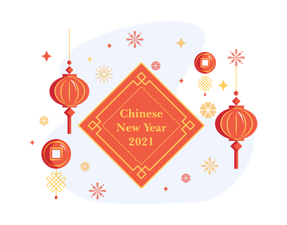 Free Chinese New Year 2021  Illustration