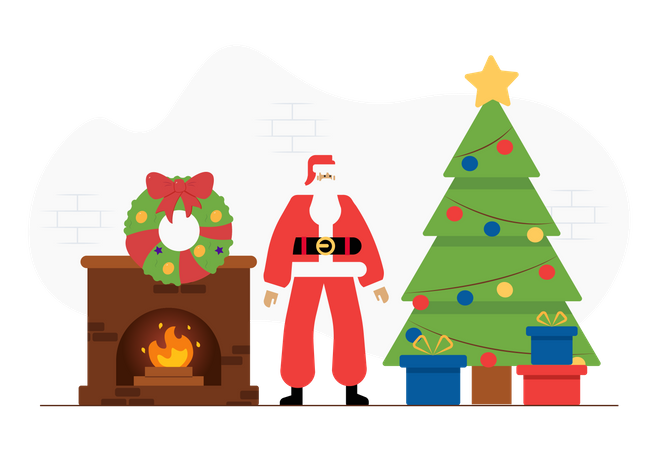 Free Christmas celebrations Illustration
