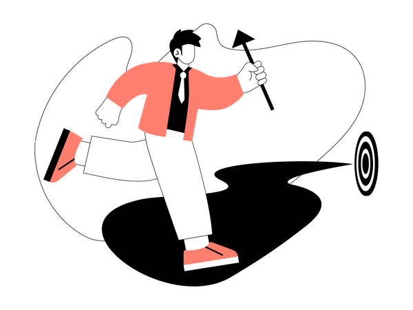 Free Cible commerciale  Illustration