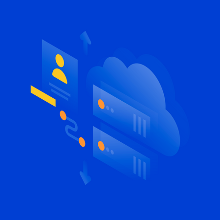 Free Cloud storage  Illustration