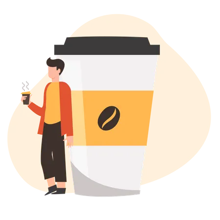 Free Coffee break  Illustration