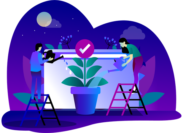 Free Concept de récupération de site Web  Illustration