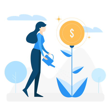 Free Concept d'investissement et d'économie d'argent  Illustration