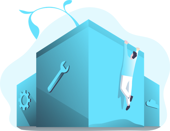 Free Configuração do site  Ilustração