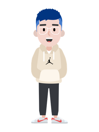 Free Cool guy  Illustration