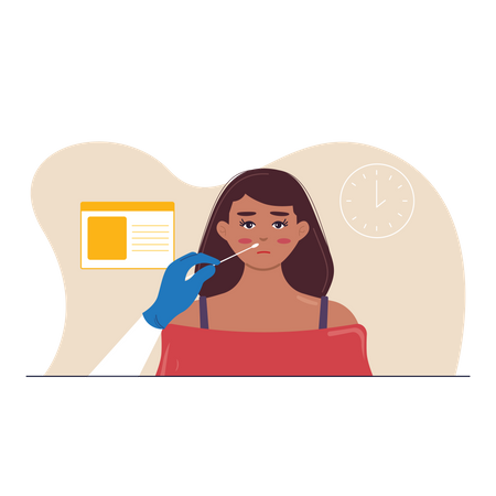 Free Coronavirus testing  Illustration