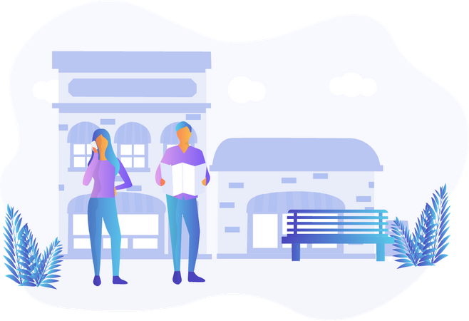 Free Couple envisage d'investir dans sa propre maison  Illustration