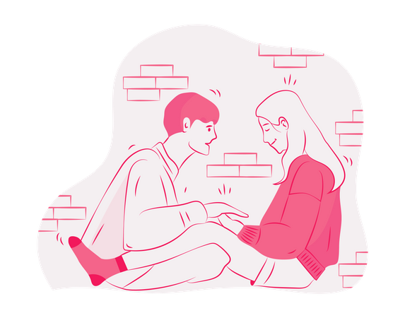 Free Couple Illustration
