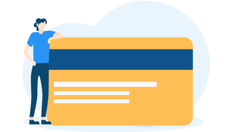 Free Credit card  Illustration