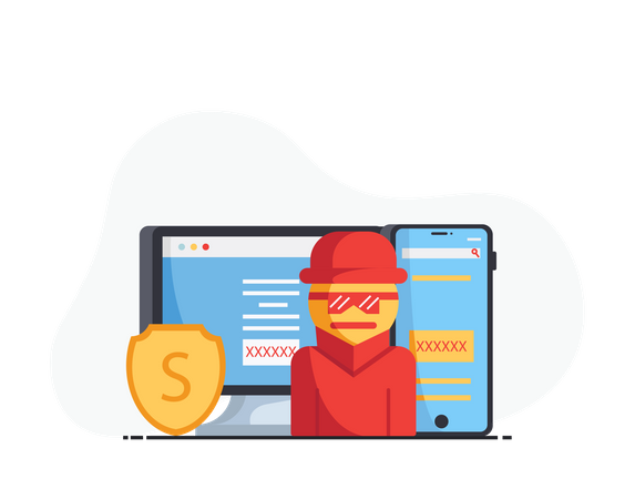Free Cyber Criminal  일러스트레이션