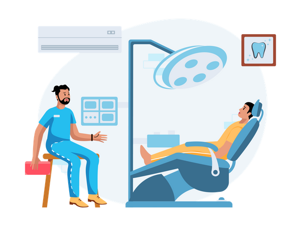 Free Dentist clinic  イラスト