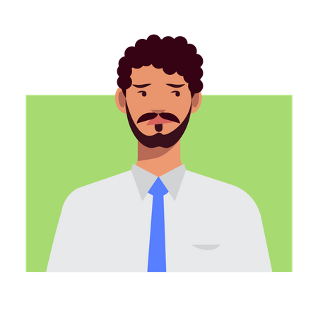 Free Depressed man  Illustration